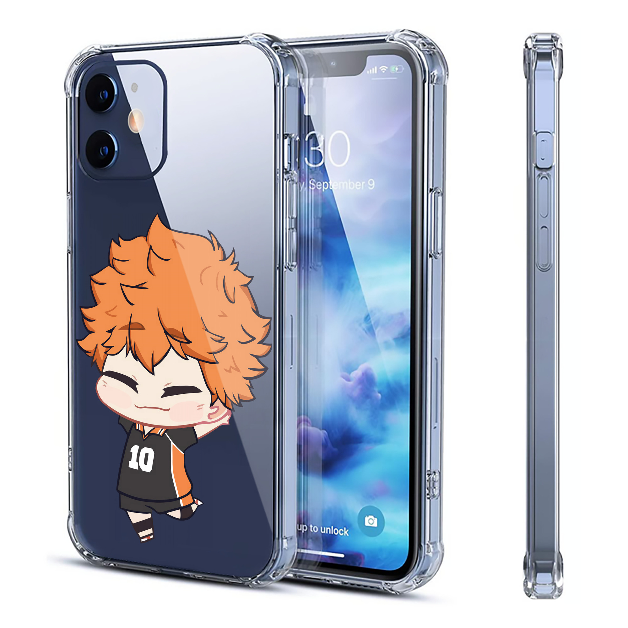 （画像用） ハイキュー!! Haikyu!! 【iPhone 12シリーズ対応】透明スマホケース（クリアソフトケース）